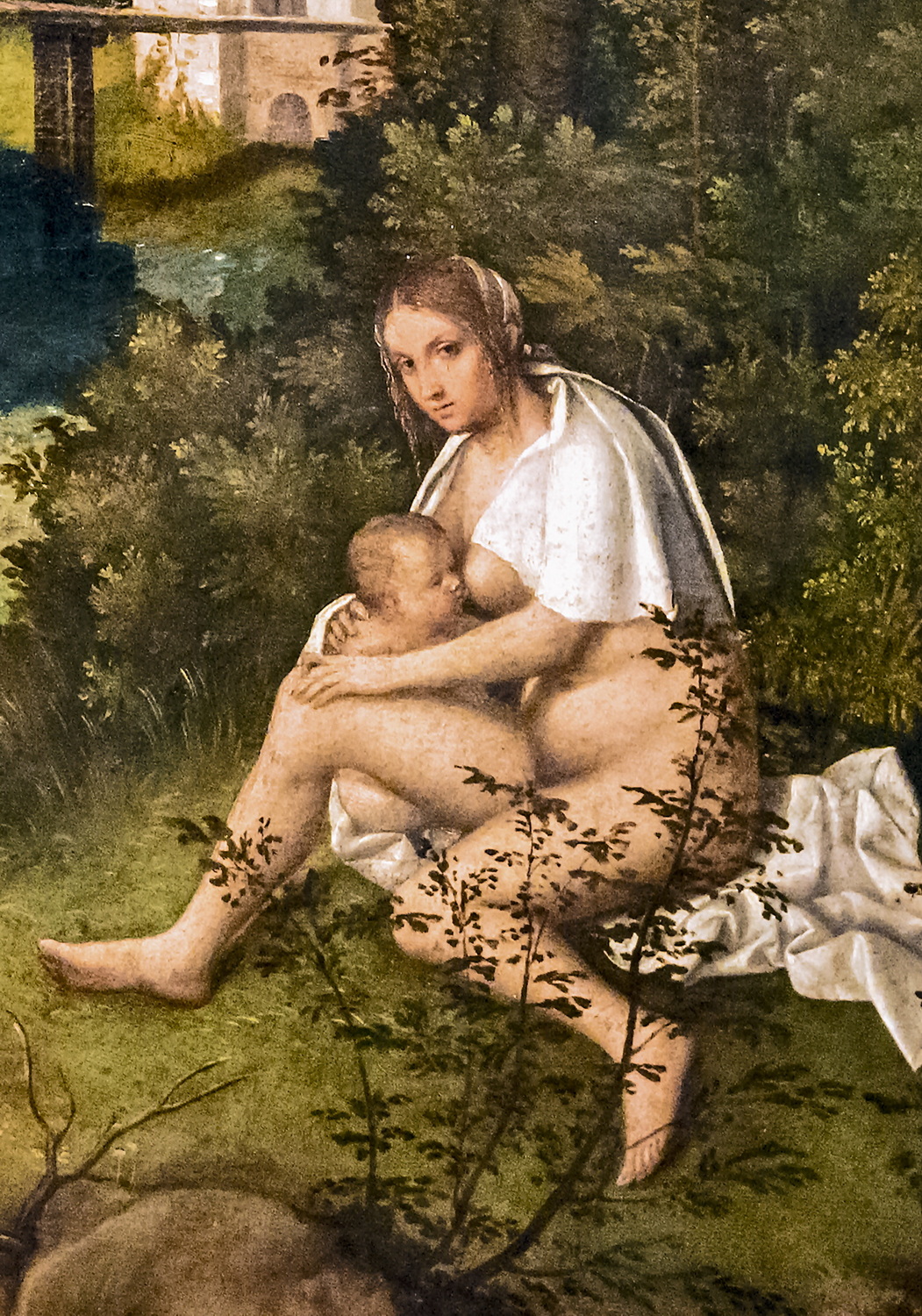 La tempesta - Gallerie dell'Accademia, Venezia - dettaglio 1